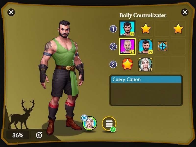 Bolly Groove Master character customization screen