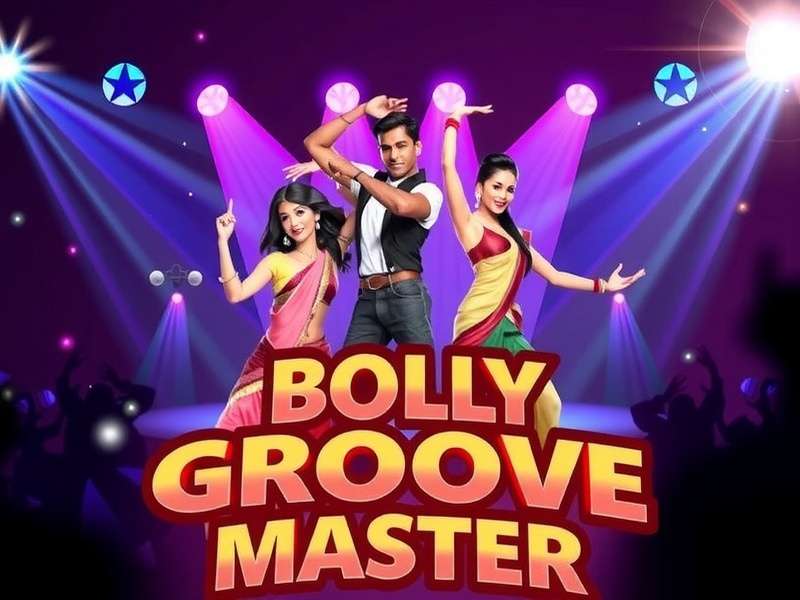 Bolly Groove Master game banner featuring Bollywood dancers